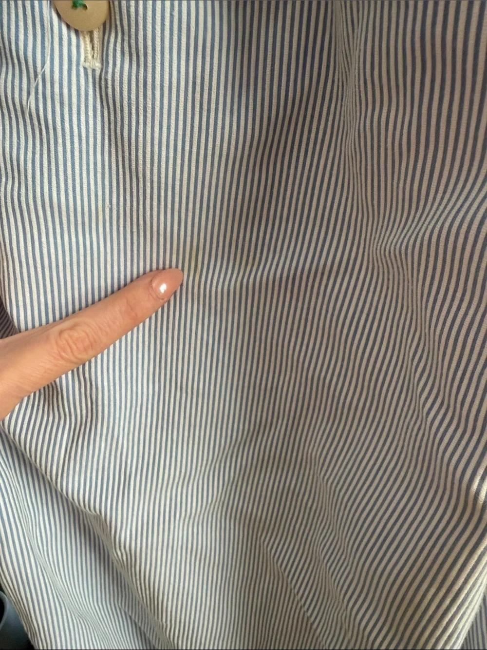 Southern Tide Blue and White Striped Seersucker Pants - great condition